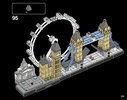 Notice / Instructions de Montage - LEGO - Architecture - 21034 - Londres: Page 123