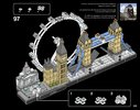 Notice / Instructions de Montage - LEGO - Architecture - 21034 - Londres: Page 125