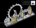 Notice / Instructions de Montage - LEGO - Architecture - 21034 - Londres: Page 127