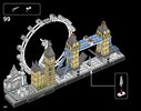 Notice / Instructions de Montage - LEGO - Architecture - 21034 - Londres: Page 128