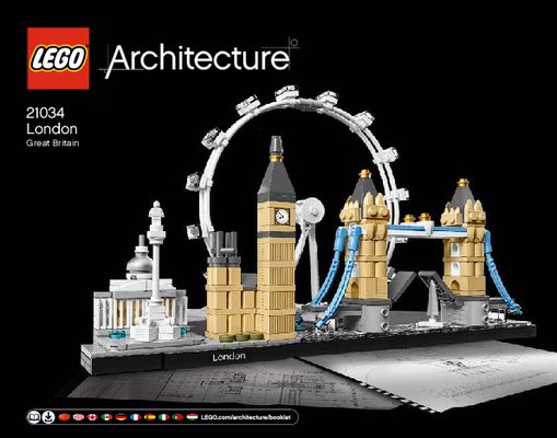 Notice / Instructions de Montage - LEGO - Architecture - 21034 - Londres: Page 1