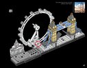 Notice / Instructions de Montage - LEGO - Architecture - 21034 - Londres: Page 87