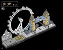 Notice / Instructions de Montage - LEGO - Architecture - 21034 - Londres: Page 88