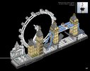 Notice / Instructions de Montage - LEGO - Architecture - 21034 - Londres: Page 107