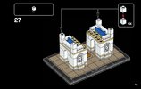 Notice / Instructions de Montage - LEGO - Architecture - 21036 - L'Arc de Triomphe: Page 43