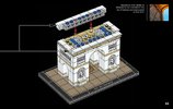 Notice / Instructions de Montage - LEGO - Architecture - 21036 - L'Arc de Triomphe: Page 55