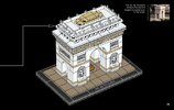 Notice / Instructions de Montage - LEGO - Architecture - 21036 - L'Arc de Triomphe: Page 71