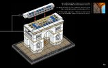 Notice / Instructions de Montage - LEGO - Architecture - 21036 - L'Arc de Triomphe: Page 73