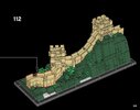 Notice / Instructions de Montage - LEGO - 21041 - Great Wall of China: Page 105