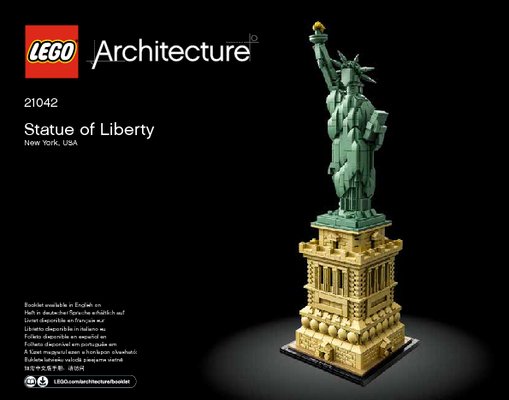 Notice / Instructions de Montage - LEGO - 21042 - Statue of Liberty: Page 1