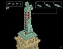 Notice / Instructions de Montage - LEGO - 21042 - Statue of Liberty: Page 117