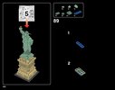 Notice / Instructions de Montage - LEGO - 21042 - Statue of Liberty: Page 120