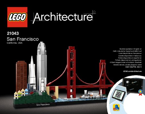 Notice / Instructions de Montage - LEGO - 21043 - San Francisco: Page 1