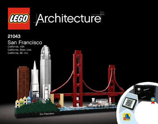 Notice / Instructions de Montage - LEGO - 21043 - San Francisco: Page 1