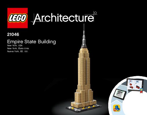 Notice / Instructions de Montage - LEGO - 21046 - Empire State Building: Page 1