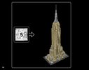 Notice / Instructions de Montage - LEGO - 21046 - Empire State Building: Page 112