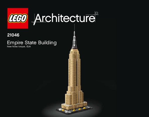 Notice / Instructions de Montage - LEGO - 21046 - Empire State Building: Page 1