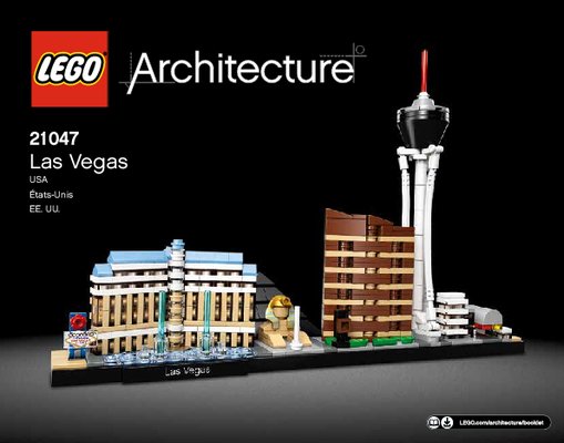 Notice / Instructions de Montage - LEGO - 21047 - Las Vegas: Page 1