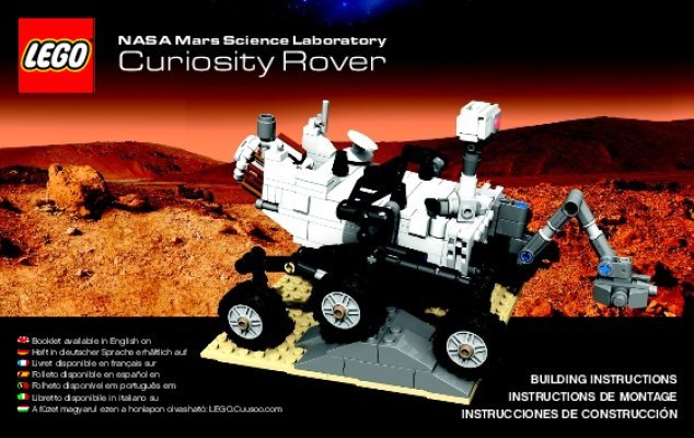 Notice / Instructions de Montage - LEGO - Ideas - 21104 - Rover Curiosity du laboratoire scientifique pour Mars de la NASA: Page 1