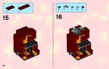 Notice / Instructions de Montage - LEGO - Minecraft - 21106 - Micro World – Le Nether: Page 20