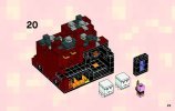 Notice / Instructions de Montage - LEGO - Minecraft - 21106 - Micro World – Le Nether: Page 23