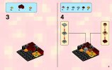 Notice / Instructions de Montage - LEGO - Minecraft - 21106 - Micro World – Le Nether: Page 3