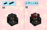 Notice / Instructions de Montage - LEGO - Minecraft - 21106 - Micro World – Le Nether: Page 17