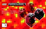 Notice / Instructions de Montage - LEGO - Minecraft - 21106 - Micro World – Le Nether: Page 1