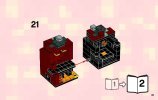 Notice / Instructions de Montage - LEGO - Minecraft - 21106 - Micro World – Le Nether: Page 31