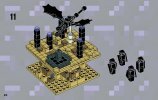 Notice / Instructions de Montage - LEGO - Minecraft - 21107 - Micro-monde – La fin: Page 20