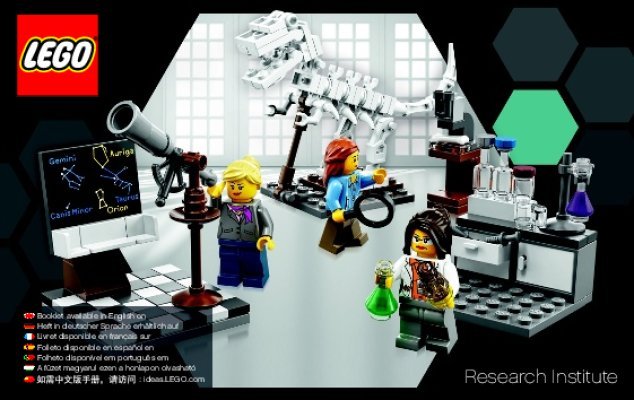 Notice / Instructions de Montage - LEGO - Ideas - 21110 - L'institut de recherches: Page 1