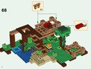 Notice / Instructions de Montage - LEGO - Minecraft - 21125 - La cabane dans l'arbre de la jungle: Page 4