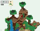 Notice / Instructions de Montage - LEGO - Minecraft - 21125 - La cabane dans l'arbre de la jungle: Page 34