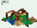 Notice / Instructions de Montage - LEGO - Minecraft - 21125 - La cabane dans l'arbre de la jungle: Page 65