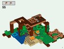 Notice / Instructions de Montage - LEGO - Minecraft - 21125 - La cabane dans l'arbre de la jungle: Page 71