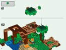 Notice / Instructions de Montage - LEGO - Minecraft - 21125 - La cabane dans l'arbre de la jungle: Page 74