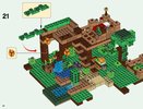 Notice / Instructions de Montage - LEGO - Minecraft - 21125 - La cabane dans l'arbre de la jungle: Page 24