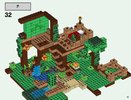 Notice / Instructions de Montage - LEGO - Minecraft - 21125 - La cabane dans l'arbre de la jungle: Page 35