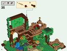 Notice / Instructions de Montage - LEGO - Minecraft - 21125 - La cabane dans l'arbre de la jungle: Page 38