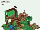 Notice / Instructions de Montage - LEGO - Minecraft - 21125 - La cabane dans l'arbre de la jungle: Page 39