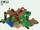 Notice / Instructions de Montage - LEGO - Minecraft - 21125 - La cabane dans l'arbre de la jungle: Page 8