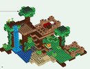 Notice / Instructions de Montage - LEGO - Minecraft - 21125 - La cabane dans l'arbre de la jungle: Page 24