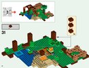 Notice / Instructions de Montage - LEGO - Minecraft - 21125 - La cabane dans l'arbre de la jungle: Page 44