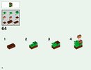 Notice / Instructions de Montage - LEGO - Minecraft - 21125 - La cabane dans l'arbre de la jungle: Page 76