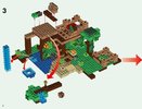 Notice / Instructions de Montage - LEGO - Minecraft - 21125 - La cabane dans l'arbre de la jungle: Page 4