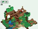 Notice / Instructions de Montage - LEGO - Minecraft - 21125 - La cabane dans l'arbre de la jungle: Page 28