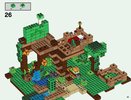 Notice / Instructions de Montage - LEGO - Minecraft - 21125 - La cabane dans l'arbre de la jungle: Page 29