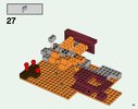 Notice / Instructions de Montage - LEGO - Minecraft - 21126 - Le Wither: Page 33