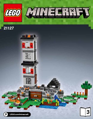 Notice / Instructions de Montage - LEGO - Minecraft - 21127 - La forteresse: Page 1