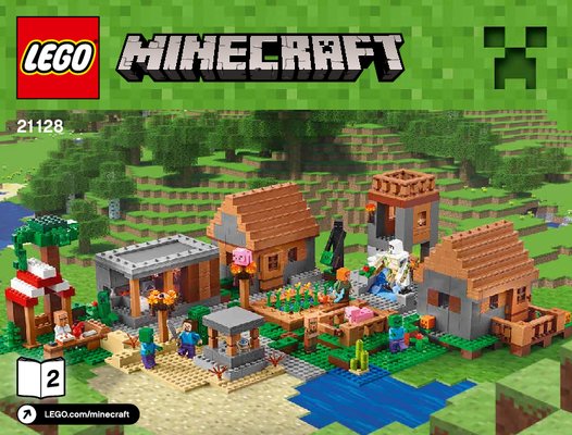 Notice / Instructions de Montage - LEGO - Minecraft - 21128 - Le village: Page 1